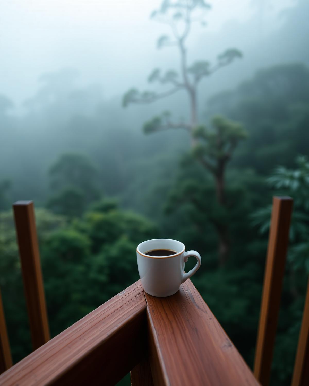 Coffee on the deck