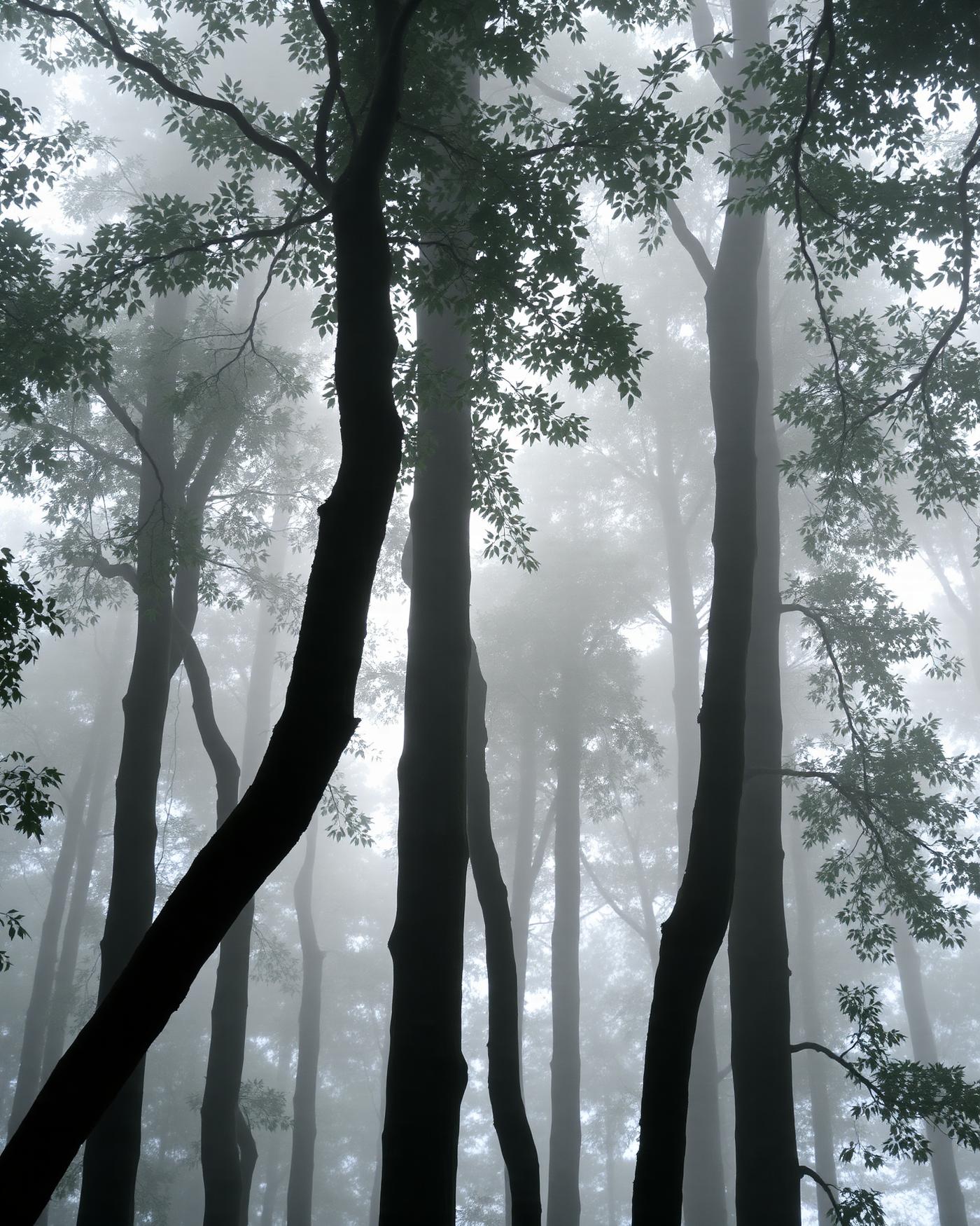 Rainforest canopy in the Gold Coast hinterland
